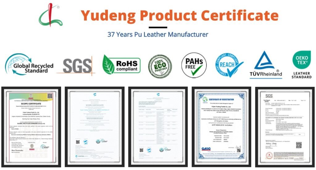 Yudeng Product Certificate-1