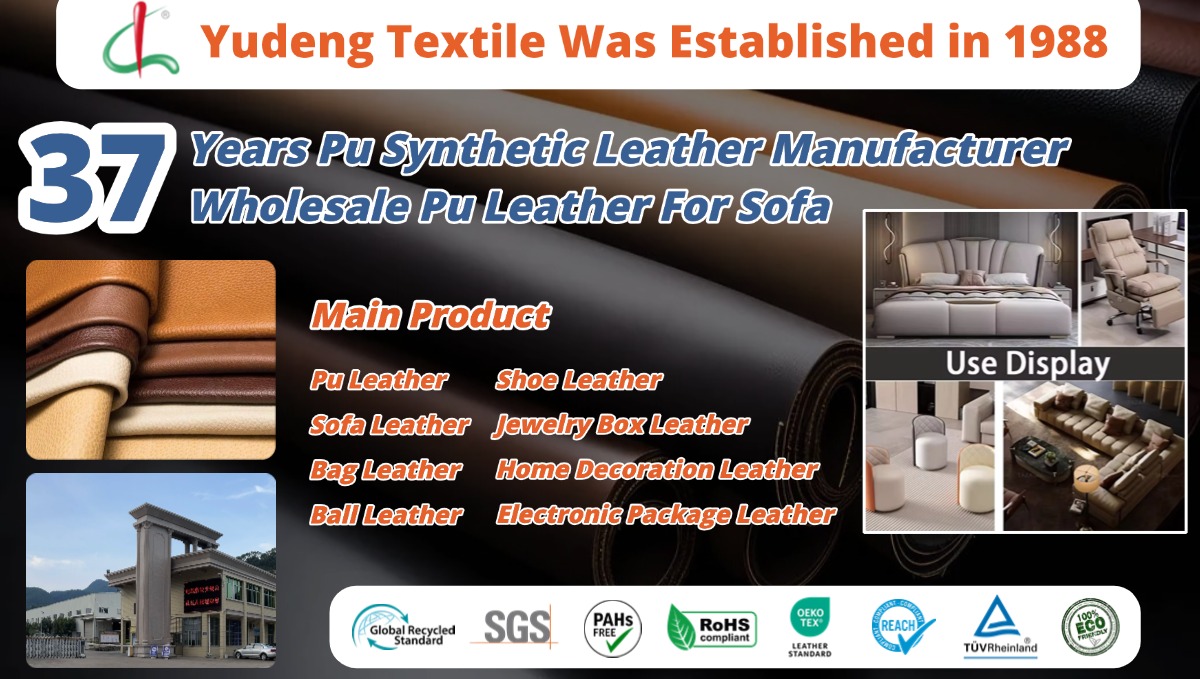 Yudeng Textile pu leather for sofa