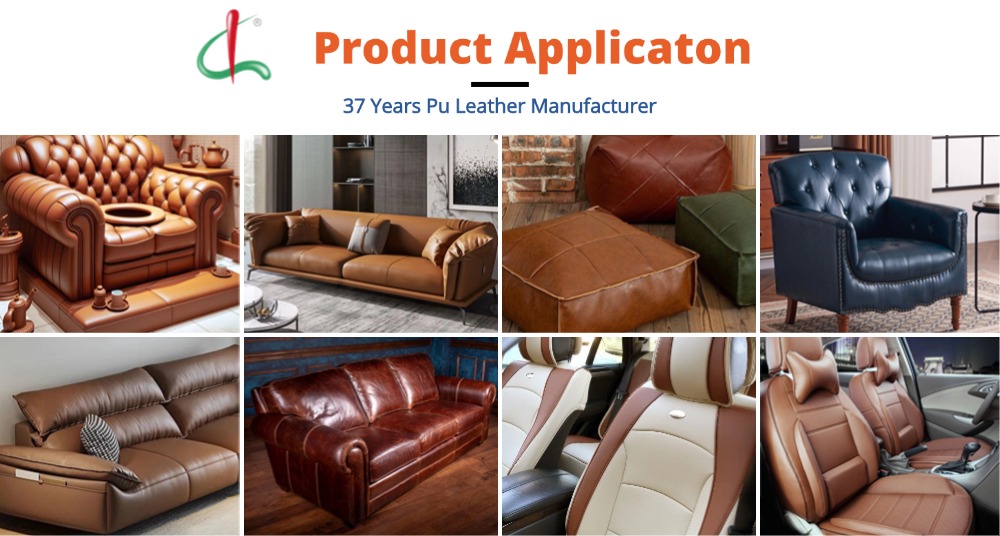 pu leather for sofa application