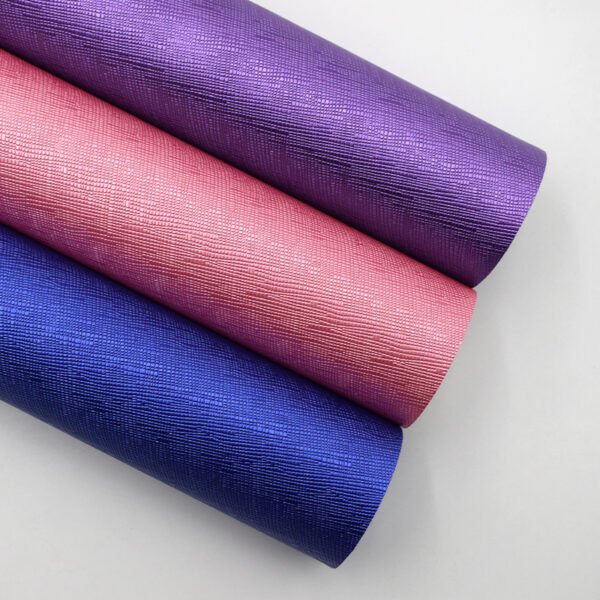 Cross Grain Pu Leather Manufacturer-1