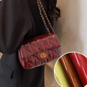 Производитель кристаллической углеродной кожи Pu для сумок