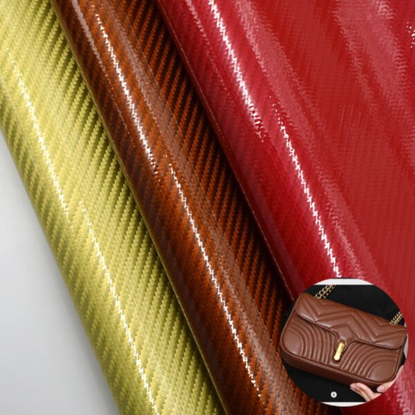 Производитель синтетической кожи Crystal Carbon Fibre