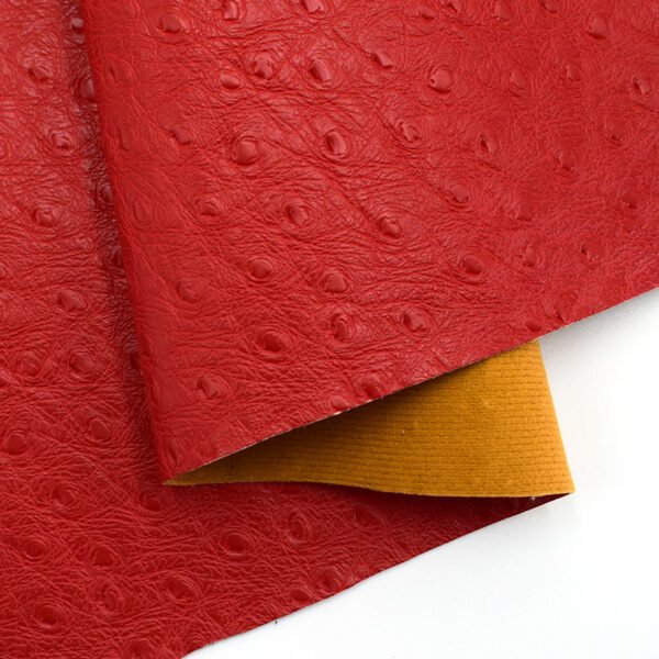 Ostrich Pattern Pu Leather