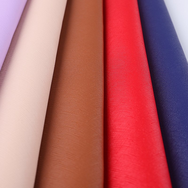 Fabricante de couro sintético Cross Grain para malas e bolsas