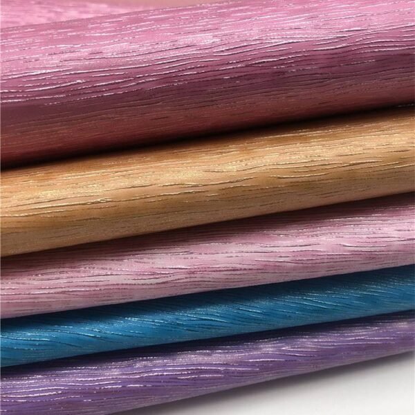 Customized Mid Stripped Pu Leather Manufacturer