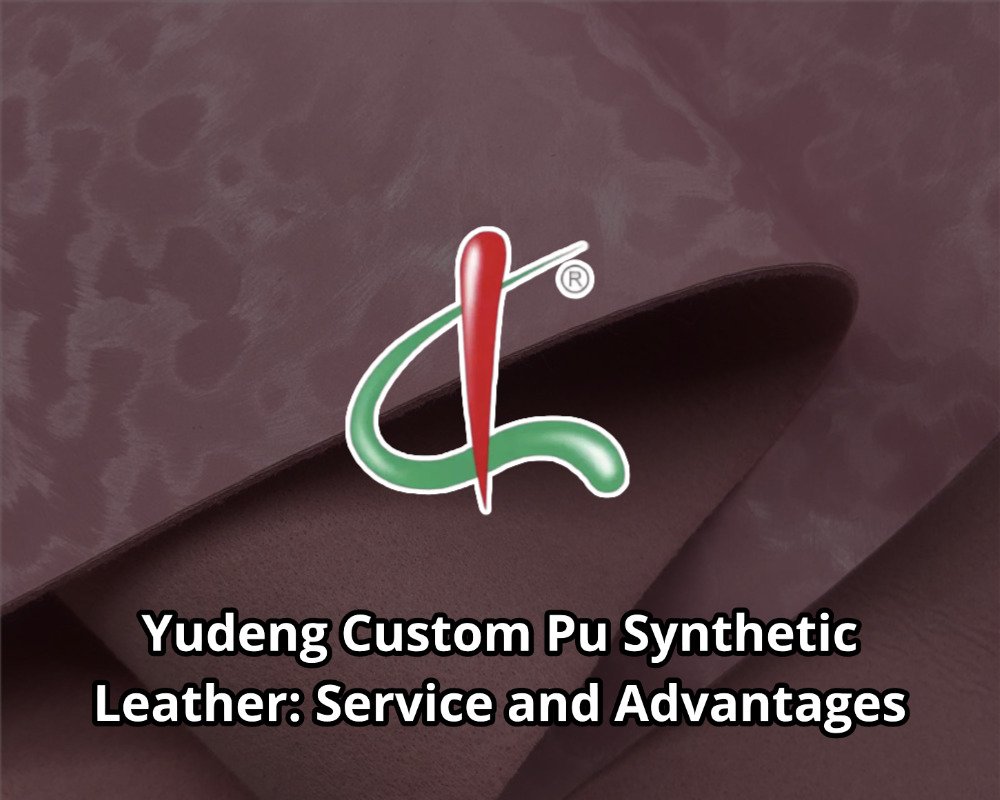 Couro sintético personalizado Yudeng Pu