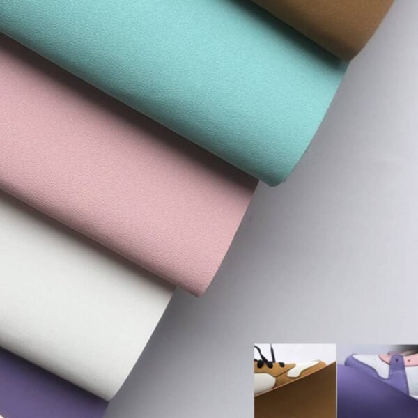 Wholesale Customized Nubuck Pu Leather Shoe Fabric