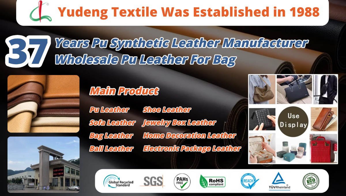 Yudeng Textile pu leather for bag