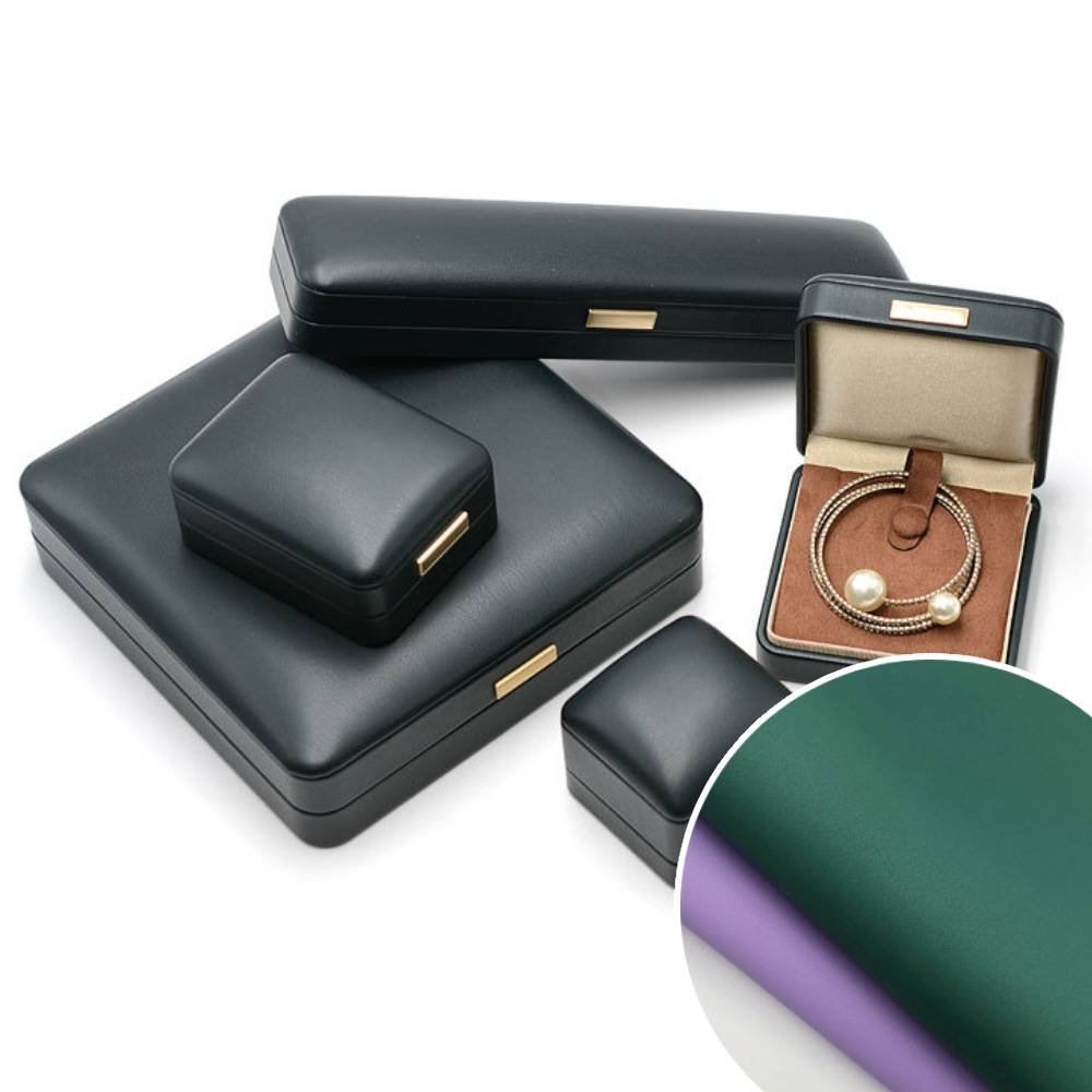 Custom High Quality Pu Leather Factory for Jewelry Boxes