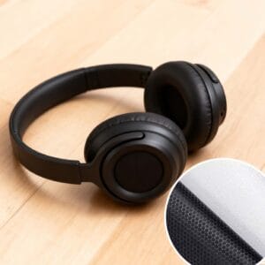 Custom Pu Leather Supplier for High End Headphone