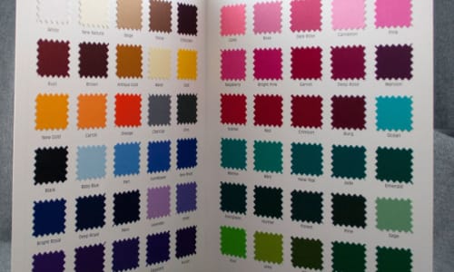 Custom fabric colors