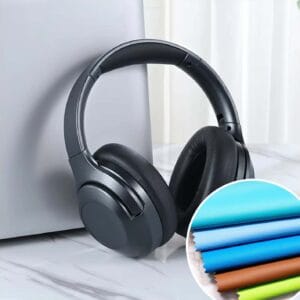 Protein Stretch Fabric Pu Leather Company for Haedset