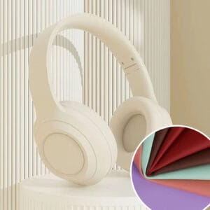 Wholesale Four Way Stretch DE43 Pu Leather Supplier for Headset