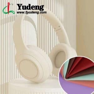 Wholesale Four Way Stretch DE43 Pu Leather Supplier for Headset