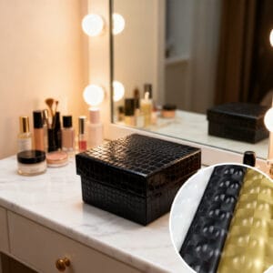 Wholesale High Quality Pu Leather Supplier for Jewelry Boxes