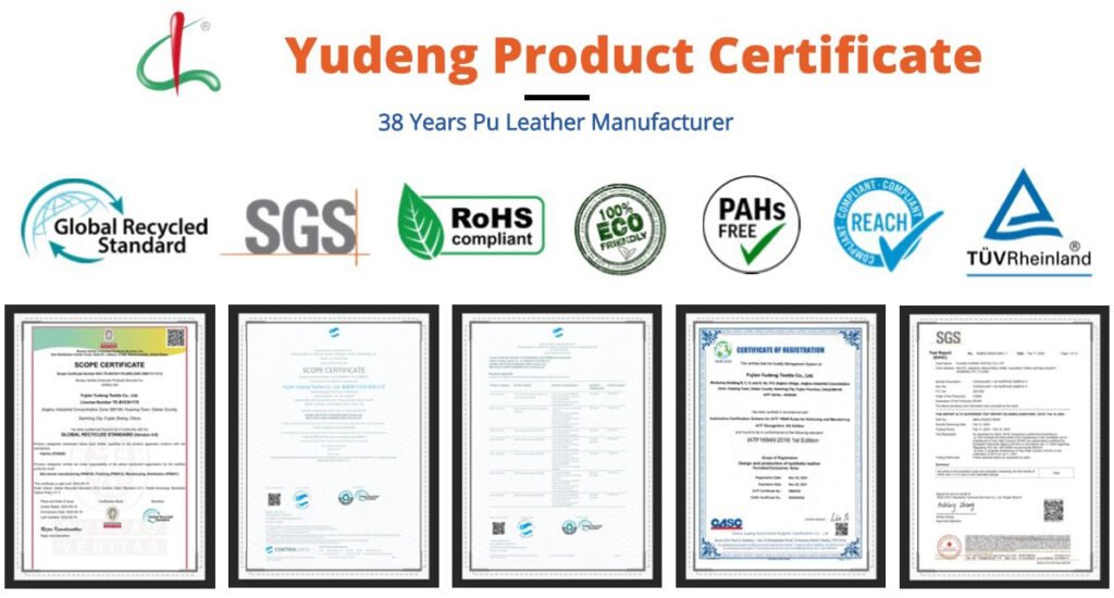 Yudeng Product Certificate