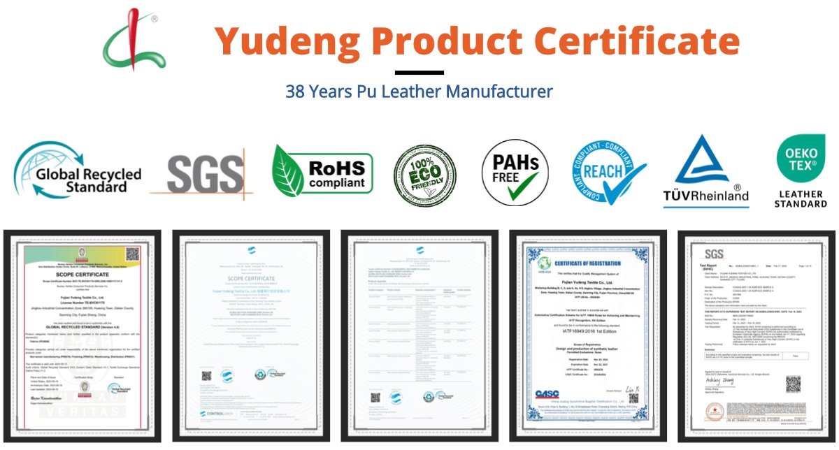 Сертификат продукции Yudeng