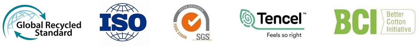 logotipo de certificado de tecido