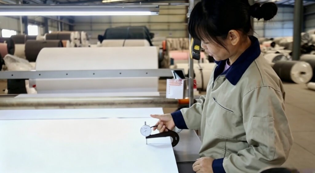 Yudeng Football Pu Leather Manufacturer Quality Inspection