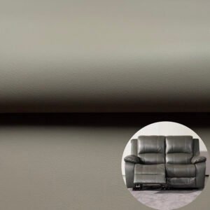 PU Leather for Furniture Scratch-Resistant Thickness 1.2mm Coffee Gray (Sewable, Semi-Silicon)