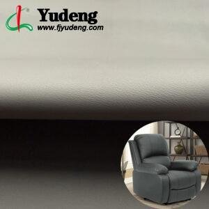 Scratch-Resistant PU Leather for Furniture Slate Gray (Sewable, Semi-Silicon Finishing)