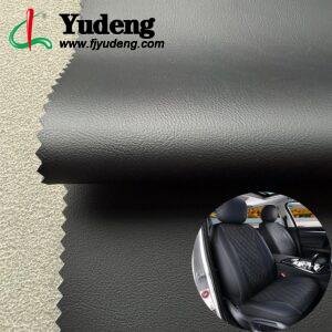 Midnight Black PU Synthetic Leather for Car Seats Auto Interior (Scratch-Resistant, Dirt-Resistant, Stitchable)