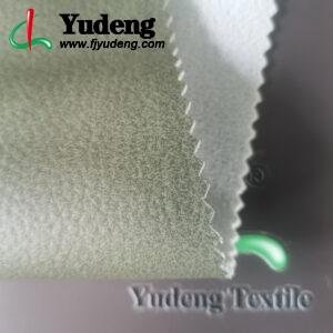 Green PU Leather Thickness 1.4mm for Furniture (Semi-Silicon)