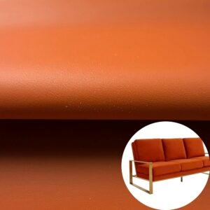 Искусственная кожа Hermès Orange PU для мебели (устойчива к царапинам, загрязнениям, пригодна для шитья)