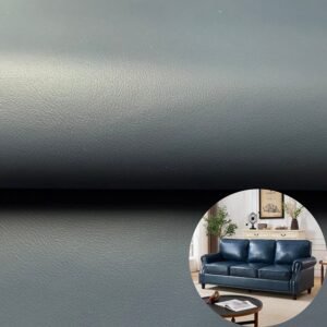 Navy Blue Synthetic PU Leather for Furniture (Scratch-Resistant, Dirt-Resistant, Sewable)