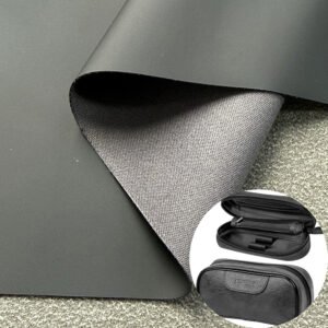 Dark Gray Rexine PU Leather Leatherette for Premium Packaging Box (Eco-Friendly)