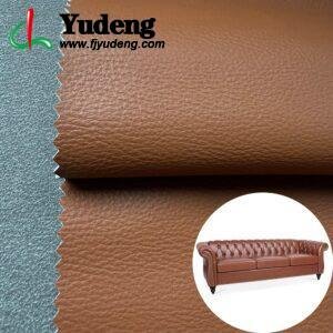 Saddle Brown PU Leather for Sofa Furniture (Scratch-Resistant, Dirt-Resistant, Stitchable)