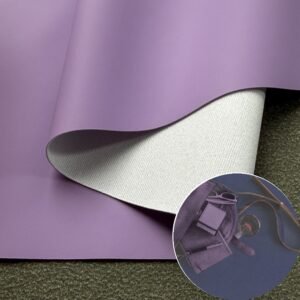 Purple Artificial Leather PU Leather Roll Material for Bags and Suitcases (Handbags, Backpacks, Luggage Cases etc.)