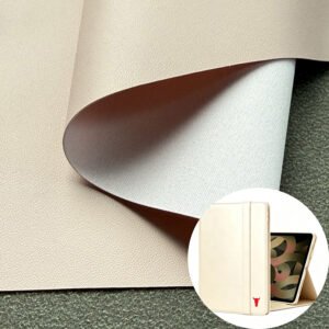 Sand Pink Vegan Leather PU Leather Material for Tablet Cases/Tablet Shells