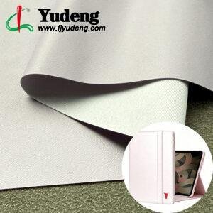 Light Purple Synthetic Leather PU Leather Material for Tablet Cases/Tablet Shells