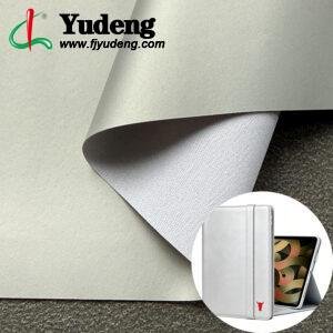 Silver Rexine Leather PU Leather Material for Tablet Cases/Tablet Shells (Packed in Rolls)