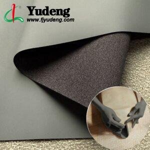 Gray Environmental Leather PU Leather Roll Material for Package Box Surface Cover (Jewelry Box, Cosmetic Box, Electronics Box etc.)