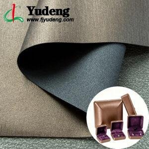 Dark Coffee Synthetic Leather PU Leather Material for Jewelry Boxes