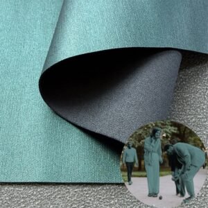 Green Imitation Leather PU Leather Roll Material for ball