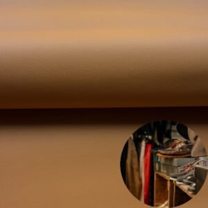 Orange Rexine Roll PU Leather Roll Material for Shoes and Clothes (Label, Upper, Jacket etc.)
