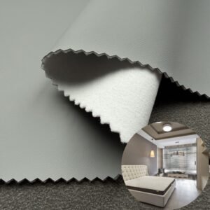 Gray Environmental Leather PU Leather Roll Material for Upholstery Furniture or Decoration (Sofas, Beds, Cabinets, Interior Wall etc.)
