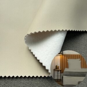 Gray PU Coated Fabric PU Leather Roll Material for Upholstery Furniture or Decoration (Sofas, Beds, Cabinets, Interior Wall etc.)