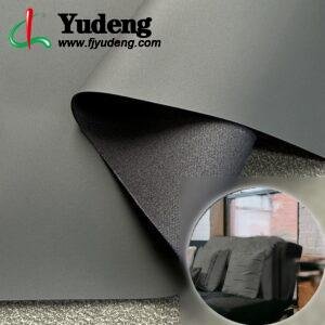 Black Brown Environmental Leather PU Leather Roll Material for Sofa