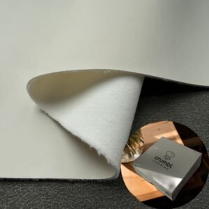 White Rexine Roll PU Leather Roll Material for Package Box Surface Cover (Jewelry Box, Cosmetic Box, Electronics Box etc.)