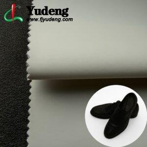 White Synthetic Leather PU Leather Roll Material for Shoes