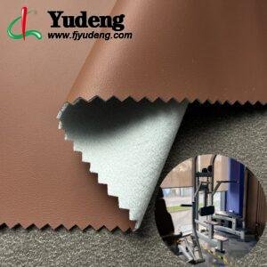 Red Environmental Leather PU Leather Roll Material for Gym Equipments (Sandbag, Boxing Gloves, Exercise Machines etc.)