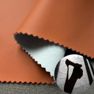 Red Faux Leather PU Leather Roll Material for Shoes and Clothes (Label, Upper, Jacket etc.)