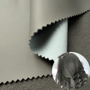 Gray Man Made Leather PU Leather Roll Material for Massage Equipments Hair Styling Beauty Equipments