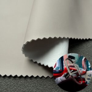 Gray Fake Leather PU Leather Roll Material for Car Seats Automobile Interior