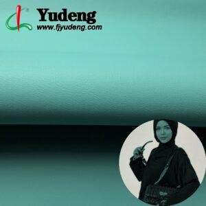 Blue Leatherette PU Leather Roll Material for Bags
