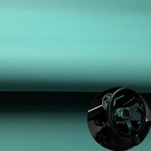 Blue Environmental Leather PU Leather Roll Material for Car Seats Automobile Interior